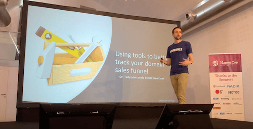 Here’s my talk from NamesCon Europe 2019 – Using tools to better track your domain sales funnel