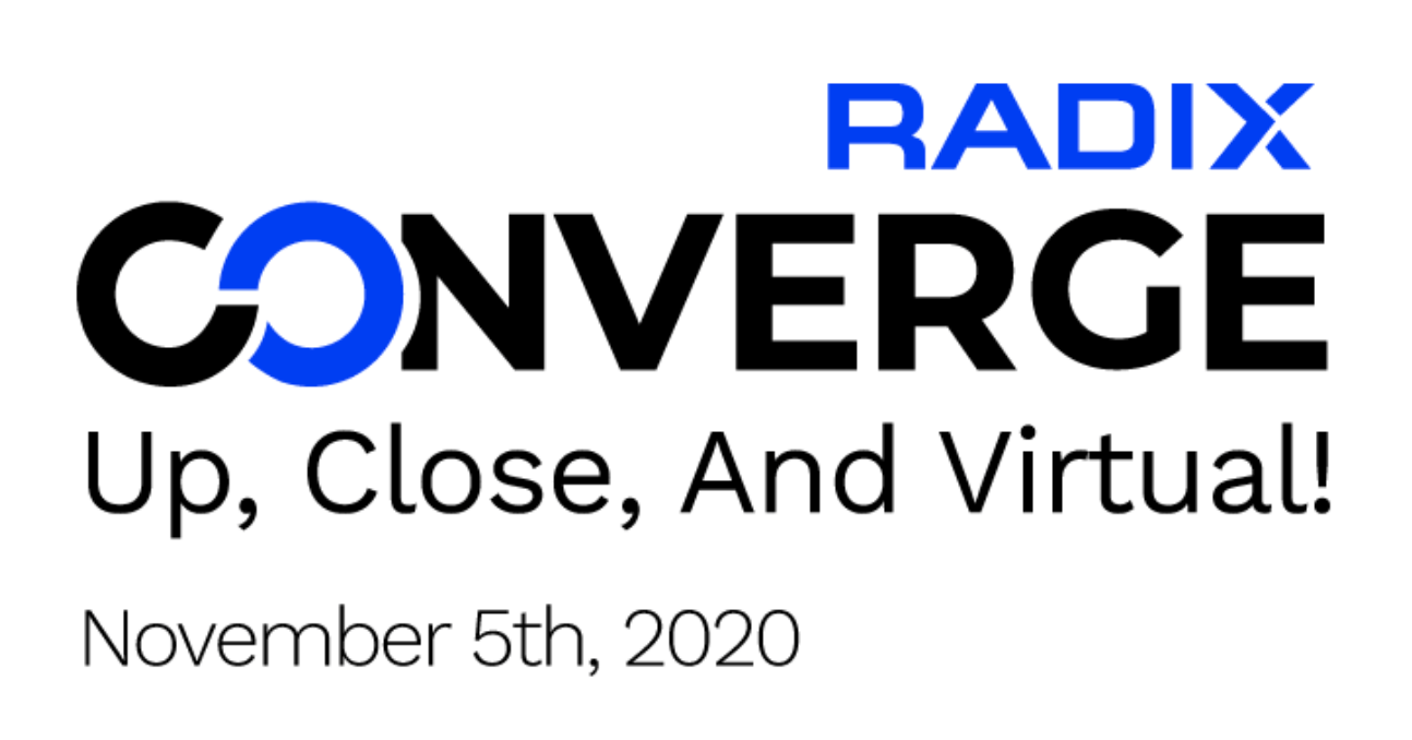 I’m looking forward to Radix Converge this week 🤩
