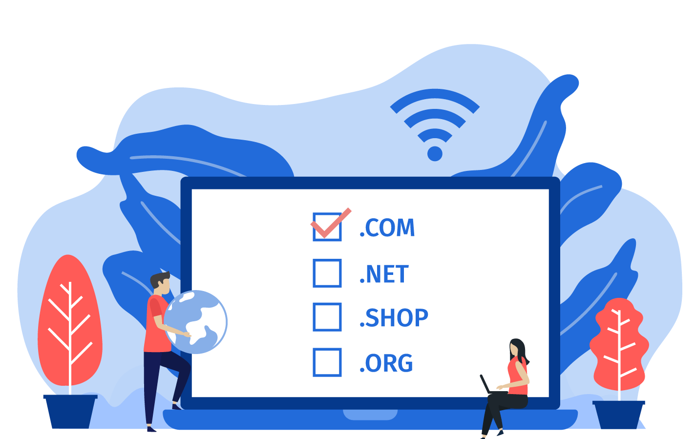 Outside of .COM, what other domain extensions are you investing in this year?