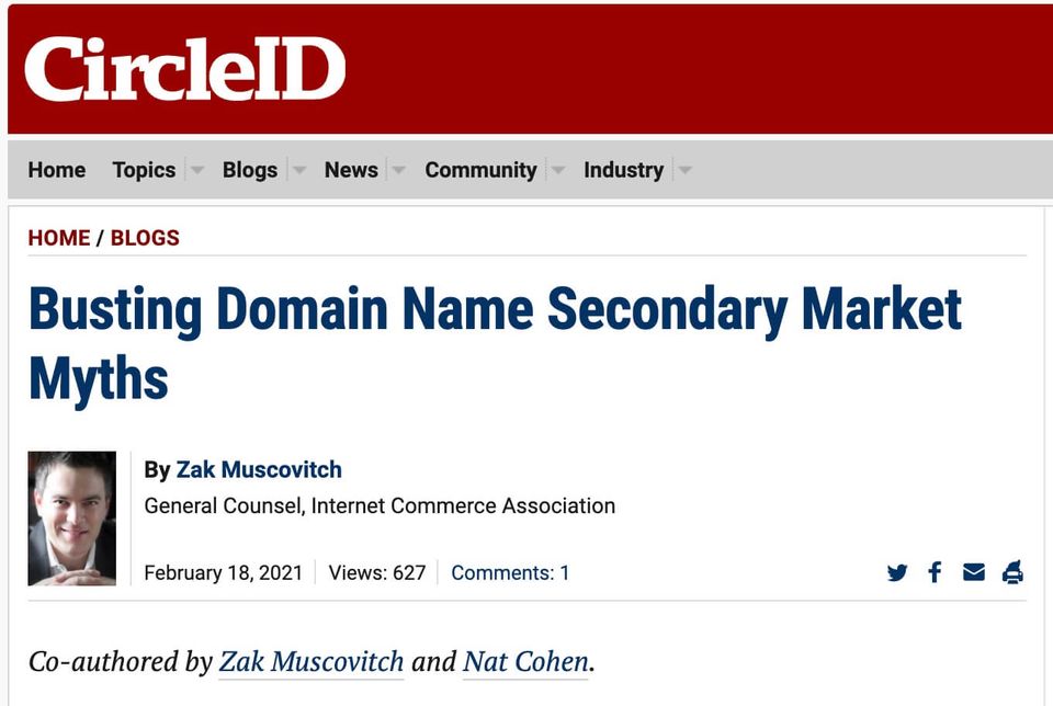 Think the secondary domain name market is just domainers? Think again.
