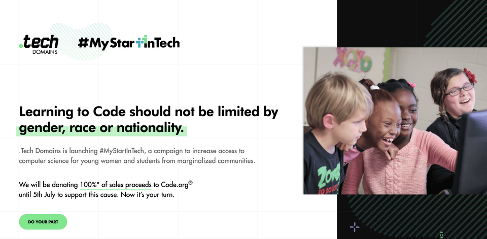 Radix’s .TECH Domains #MyStartInTech Campaign concludes with $62,000 donation