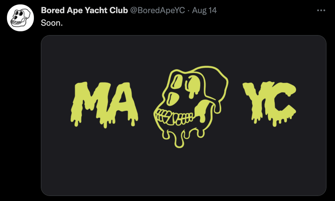 I think I might have found a clue about Bored Ape Yacht Club’s Mutant announcement…