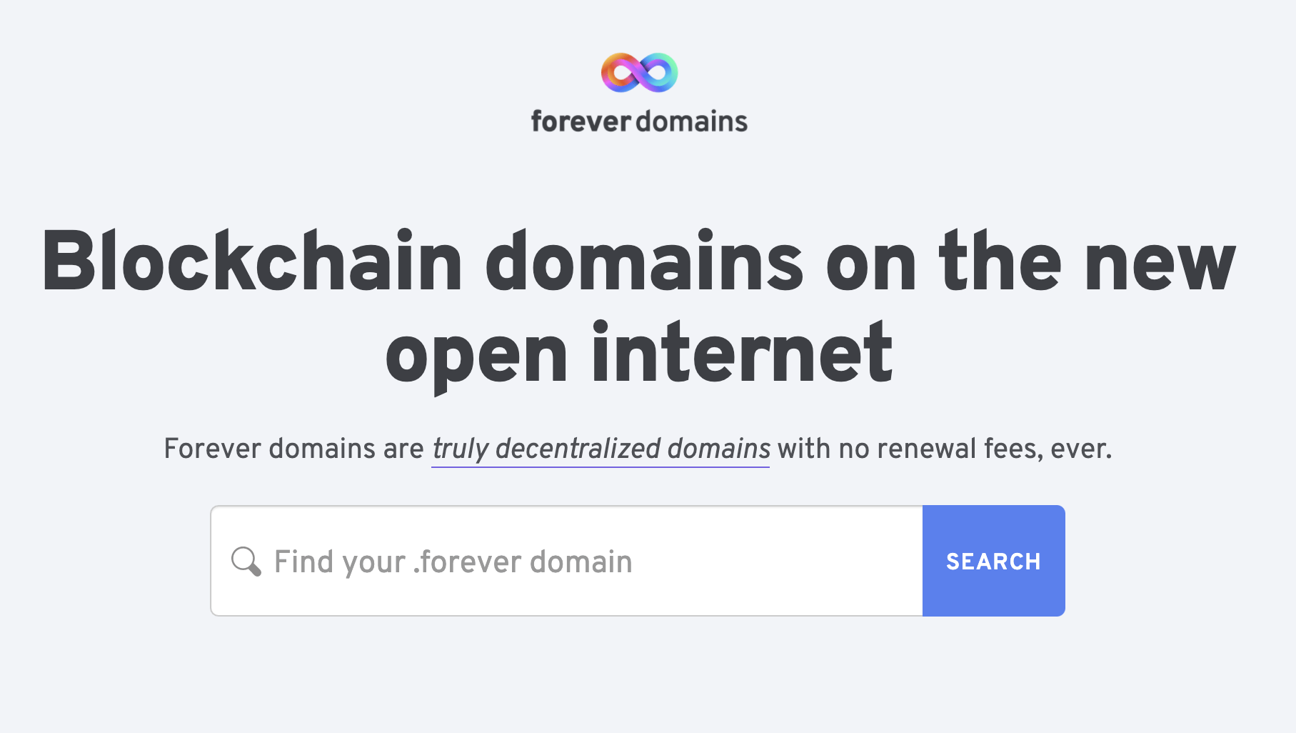 When it comes to decentralized domains .forever has just raised the bar
