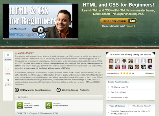 Learn HTML On Udemy