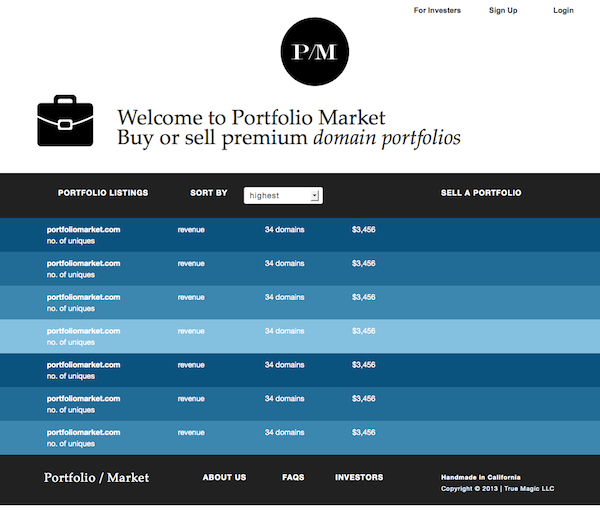 Portfolio Market