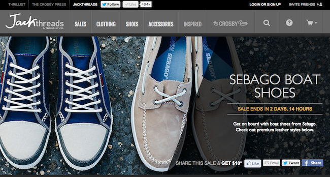 JackThreads Site