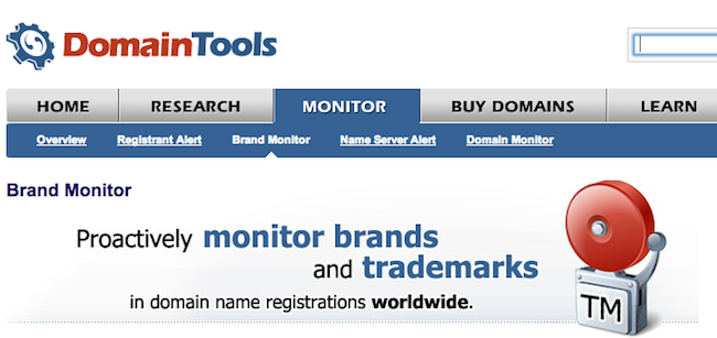 Domain Tools Brand Monitor