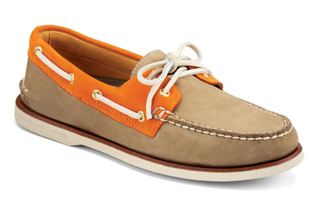 Orange Boat Shoes