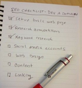 SEO Checklist for Developing a Domain