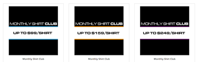 monthly-shirt-club-tiers