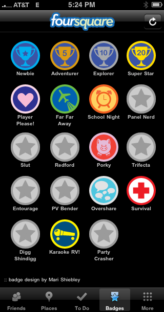 Foursquare Badges
