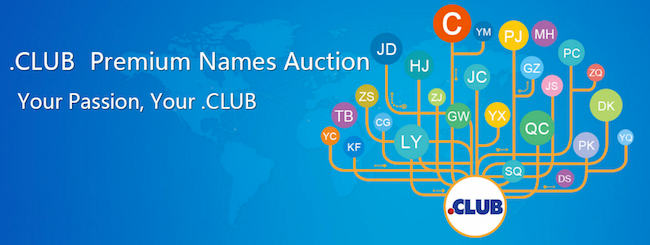.CLUB Premium Domain Auction
