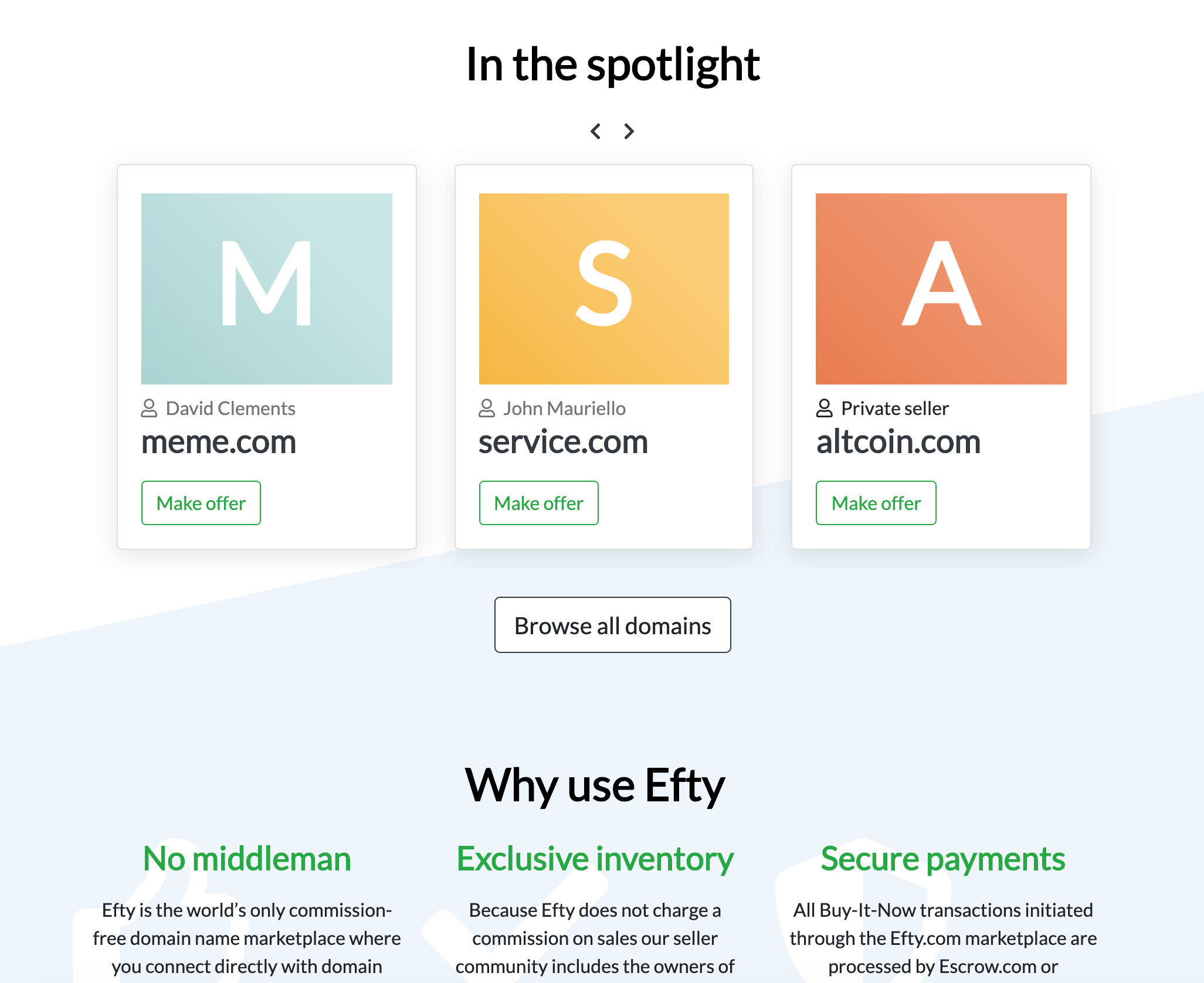 Efty Marketplace Spotlight