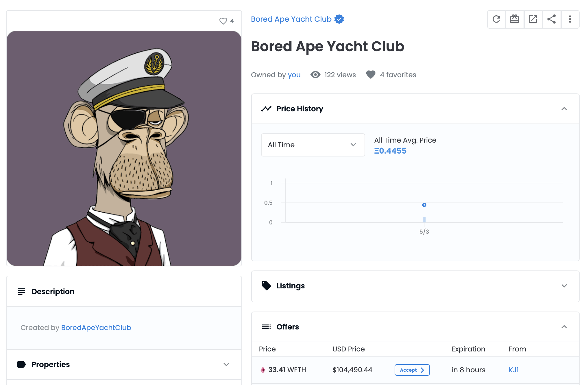 Captain Morgan Bored Ape Yacht Club
